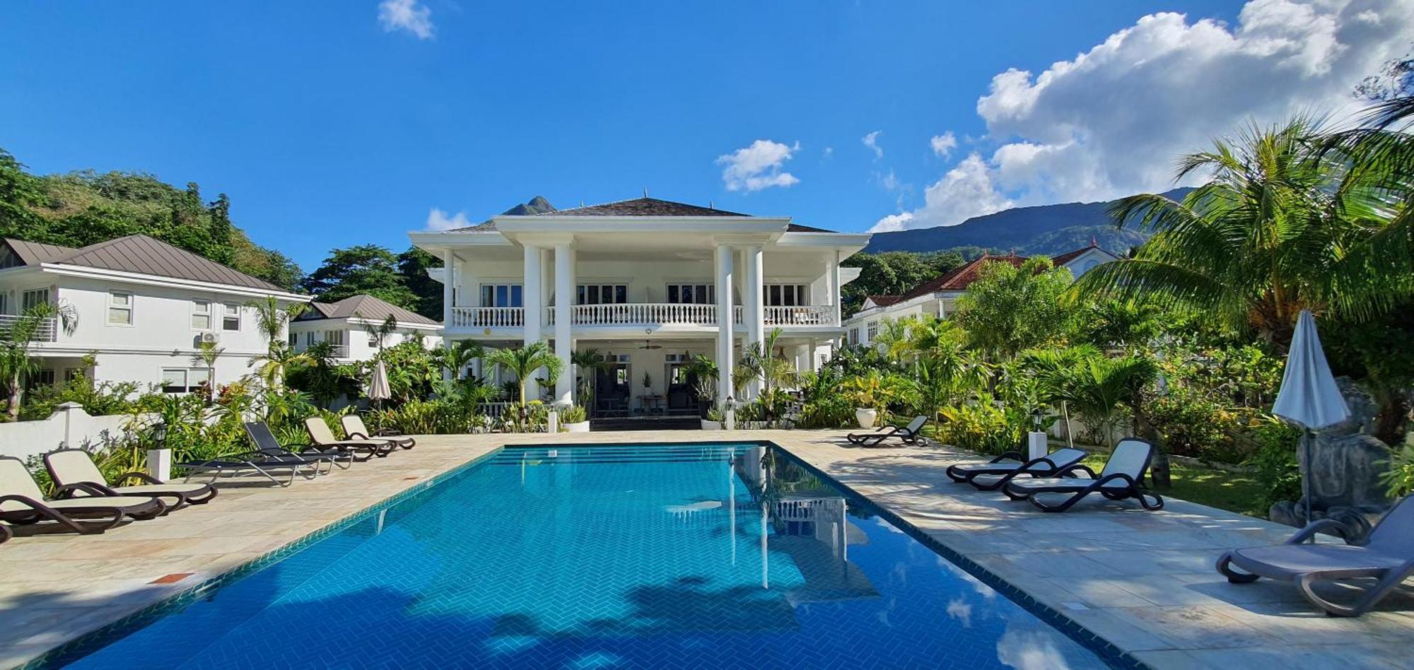 Villa Blanc - Chateau Elysium Beau Vallon  Eksteriør billede
